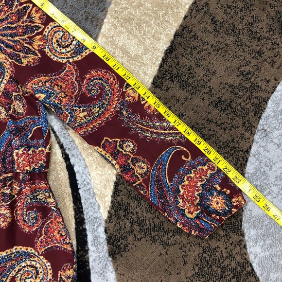 Women’s ILLA ILLA Red Long Sleeve Romper, Size Med - Picture 5 of 8